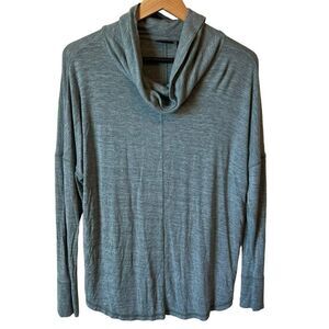 Rachel Zoe Womens Grey Modal Blend Cowl Neck Sweater